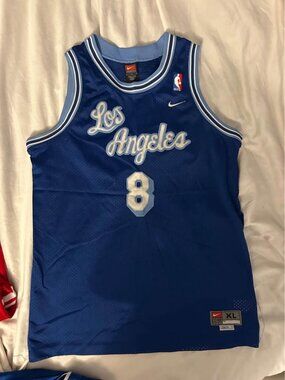 NBA JERSEY LOS ANGELES LAKERS KOBE BRYANT NIKE SWINGMAN SZ YOUTH XL HARDWOOD